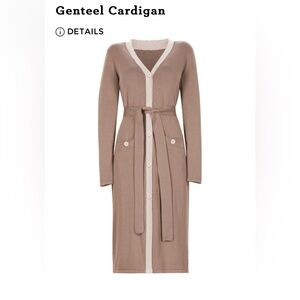 Cabi Genteel Cardigan Size Medium NWT